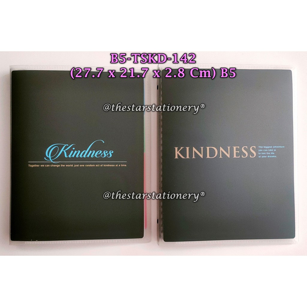 (1 ชิ้น) Joyko B5-TSKD-142 Kindness 29.7 x 21.8 x 2.8 Binder Note / Joyko B5-TSKD-142 Binder Note