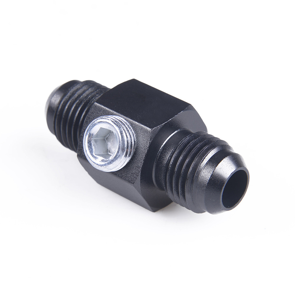 AN6 AN8 AN10 พร้อม 1/8" NPT Gauge rt อะแดปเตอร์ชายกับชาย Flared Union AN Fitting