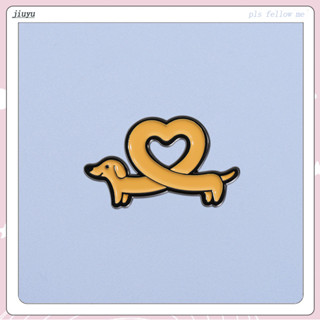 เข็มกลัดแฟชั่นลายการ์ตูน ดัชชุน รูปหัวใจ สำหรับกระเป๋าและเสื…