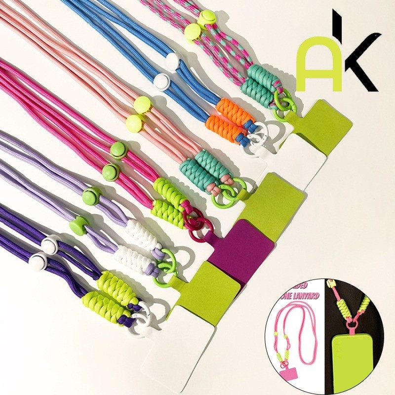 AK สายคล้องโทรศัพท์มือถือ ป้องกันการสูญหาย สายสะพายโทรศัพท์มือถือ มีหลายสีให้เลือก กันลื่น สากล