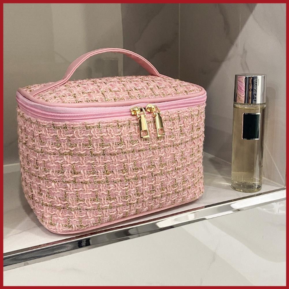 YTL กระเป๋าเครื่องสําอางสําหรับผู้หญิงแบบพกพาความจุขนาดใหญ่กระเป๋าเก็บเครื่องสําอางกระเป๋าเดินทาง