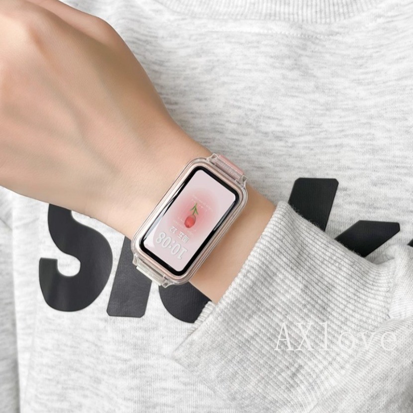 สายรัดซิลิโคนอ่อนนุ่มสําหรับ หัวเว่ย วงดนตรี 10 8 9 7/6/6มือโปร เปลี่ยนสร้อยข้อมือสําหรับ ให้เกียรติ 9 6 7 สายรัดข้อมืออุป - รูปที่ 3