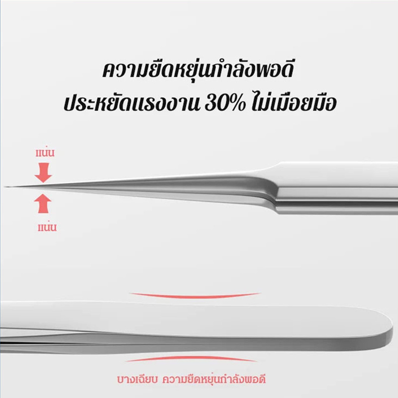คีมหนีบสิว ที่กดสิว ที่ดึงสิวเสี้ยน กำจัดสิวเสี้ยน คีมดึงหัวสิว อุปกรณ์คีบสิวกดสิว ที่หนีบสิว แหนบดึงสิวเสี้ยน - รูปที่ 4