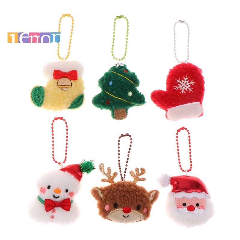 [Lemon] ตุ๊กตาคริสต์มาส Santa Claus Snowman Elk จี้ Merry Christmas ตกแต่งสําหรับบ้านเครื่องประดับคริสต์มาสใหม่