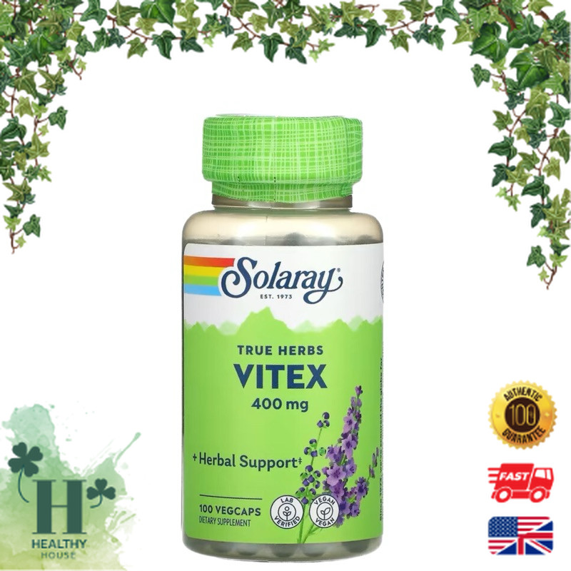 พร้อมส่ง Solaray Vitex 400 mg 100 VegCaps