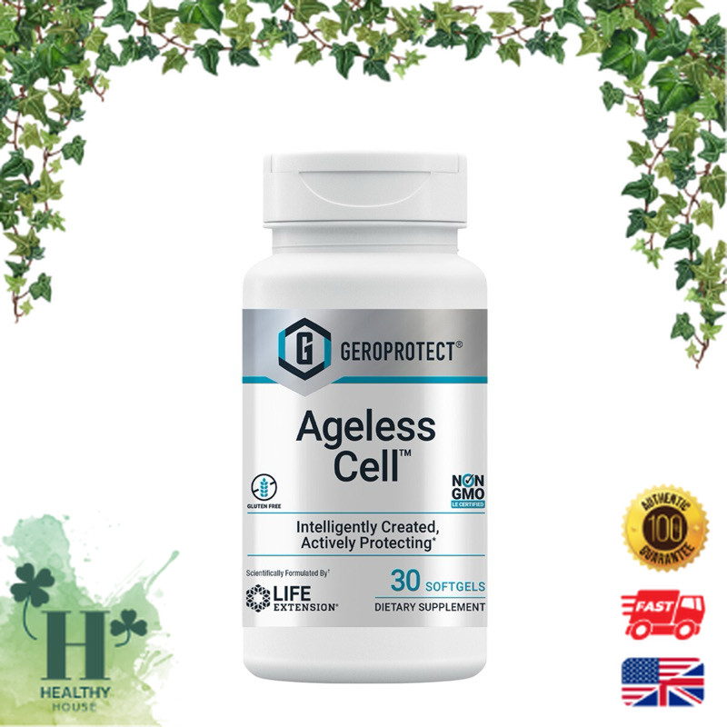 พร้อมส่ง Life Extension GEROPROTECT Ageless Cell 30 Softgels