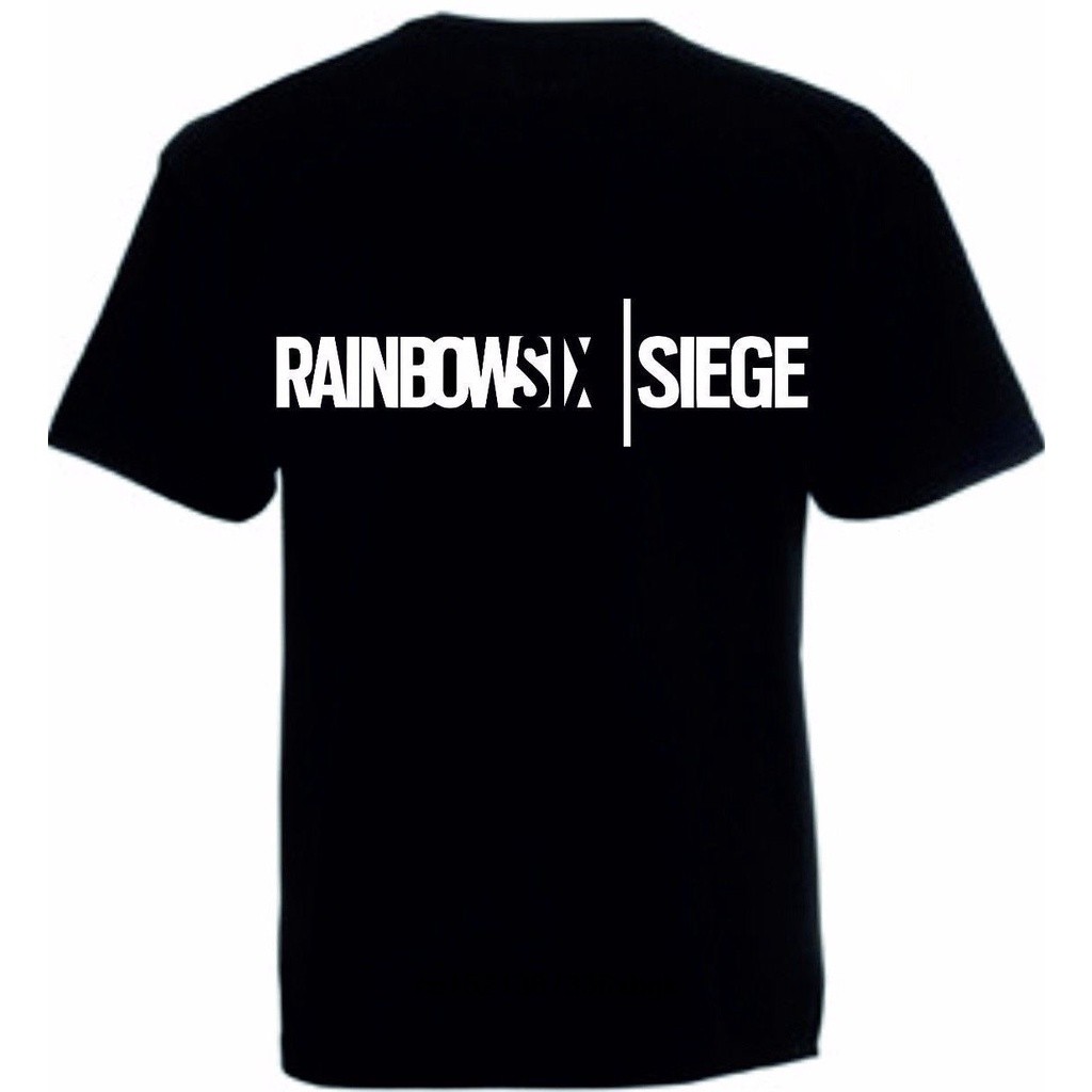 ปกติ💘 เสื้อยืดพิมพ์ลาย R6 F เสื้อกั๊กสีรุ้งสําหรับผู้ชาย