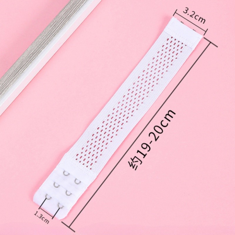 3แถว2หัวเข็มขัดชุดชั้นในตะขอ ส่วนต่อขยาย ยืดหยุ่นกลวงขยายวง20ซม - รูปที่ 4