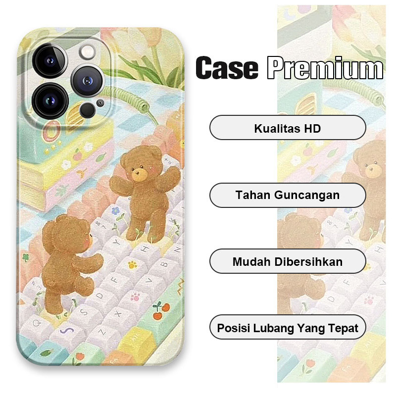 กรณีสําหรับiPhoneกรณี15 14 13 12 11 Pro Max SE 2020 X XR XS 8 7 ip 6S 6 Plusพรีเมี่ยมน่ารักตลกการ์ตู