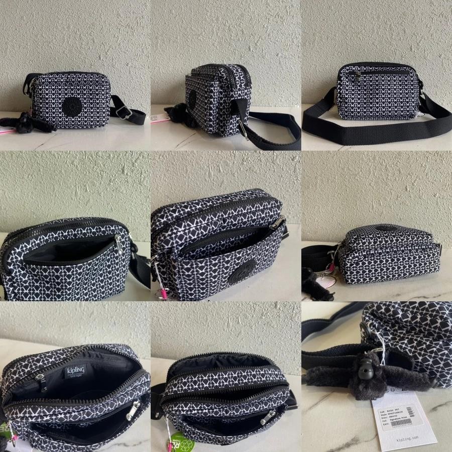 Black White Printing Series Female Bag Messenger Bag กระเป๋าสะพายแฟชั่น 222 - รูปที่ 4