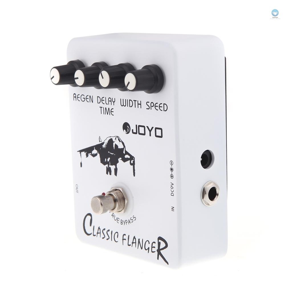 Joyo JF-07 Classic Flanger Guitar Effect Pedal พร้อมการออกแบบ True Bypass