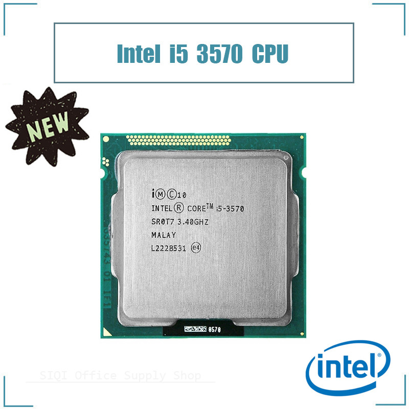 เมนบอร์ด CPU Intel Core I5 3570 รองรับโปรเซสเซอร์ Cpu LGA1155 Quad-core 3.4GHz