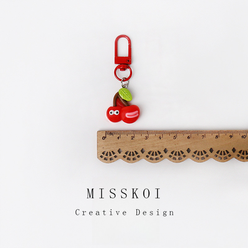 มจต ผลไม้สุดน่ารักปากใหญ่พวงกุญแจการ์ตูนผักกระเป๋านักเรียนจี้ที่มีสีสัน โดปามีน สาวหวานอุปกรณ์เสริม - รูปที่ 7