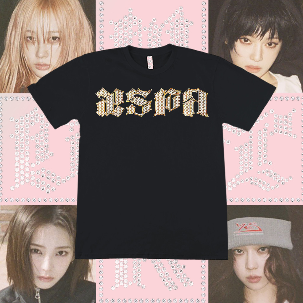 aespa ‘ work'  summer T-shirt kpop shirt for man and woman
