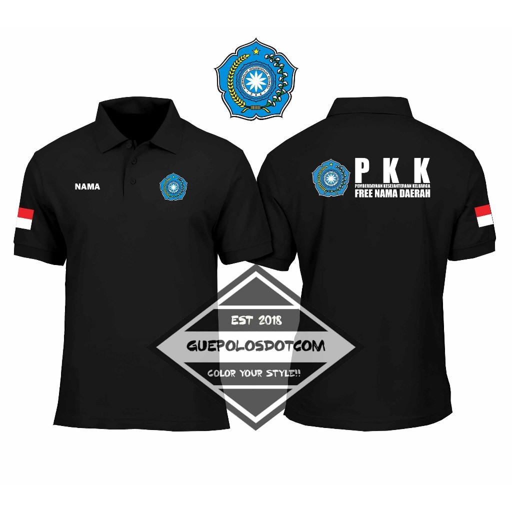 ฟรี NAME PKK COLLAR POLOSHIRT - เสื้อคอปก PKK/ Family Welfare Empowerment ชื่อฟรี - COOL PKK POLO - 