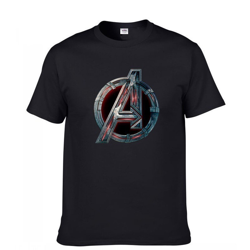 (จัดส่งตลอด 24 ชั่วโมง) เสื้อยืดผ้าฝ้ายคอกลมแขนสั้น พิมพ์ลาย Avengers Captain America สำหรับทุกเพศ