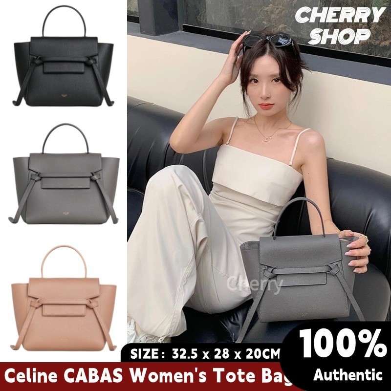 🍒🍒กระเป๋า Celine PICO ของแท้ 100% ในหนังลูกวัวเนื้อละเอียด / กระเป๋าถือผู้หญิง / กระเป๋าถือ🍒🍒