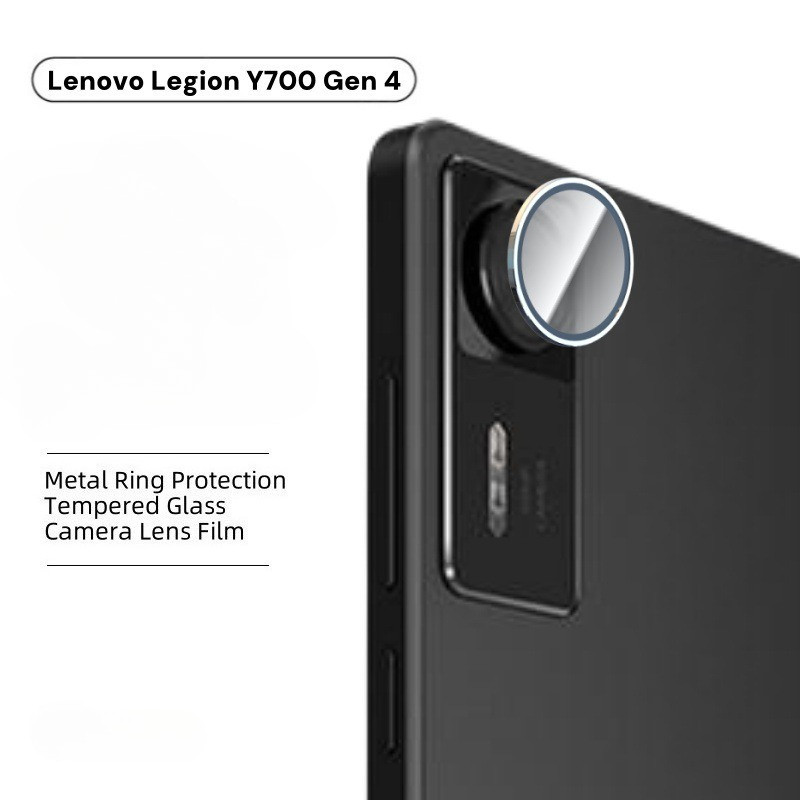 Aluminium Alloy กระจกนิรภัยกล้องเลนส์สําหรับ Lenovo Legion Y700 Gen 4 เลนส์ฟิล์มสําหรับ Legion Y700 