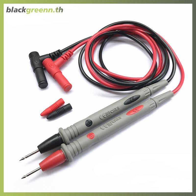 BREE 1 คู่ Universal Probe Test Leads Pin สําหรับมัลติมิเตอร์แบบดิจิตอลเข็มเคล็ดลับ Meter เครื่องทดสอบหลายเมตร Lead Probe สายไฟปากกา 20A.