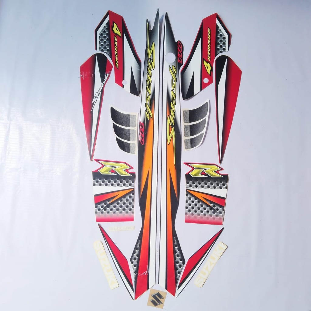 (68000B09G06N002/ 68000B09G06N009/68000B09G06N003 ) STRIPING STICKER สติ๊กเกอร์ LIST BODY SMASH R 11