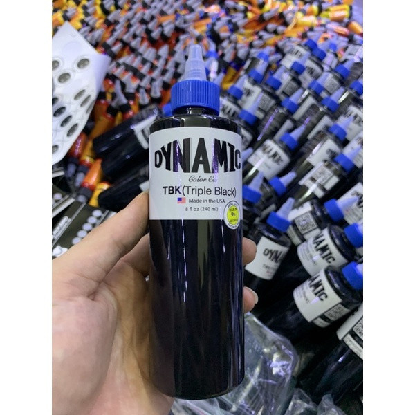 หมึกสักซุปเปอร์แบล็ค Dynamic TBK USA
