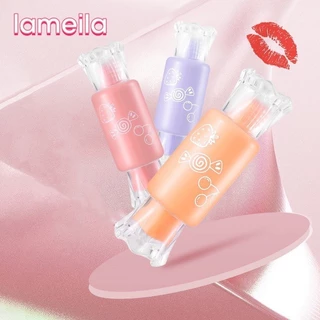 Lameilaลิปสติก ลิปกลอส เนื้อกํามะหยี่ กันน้ํา ติดทนนาน เซ็กซี่ สีแดง สําหรับผู้หญิง1078