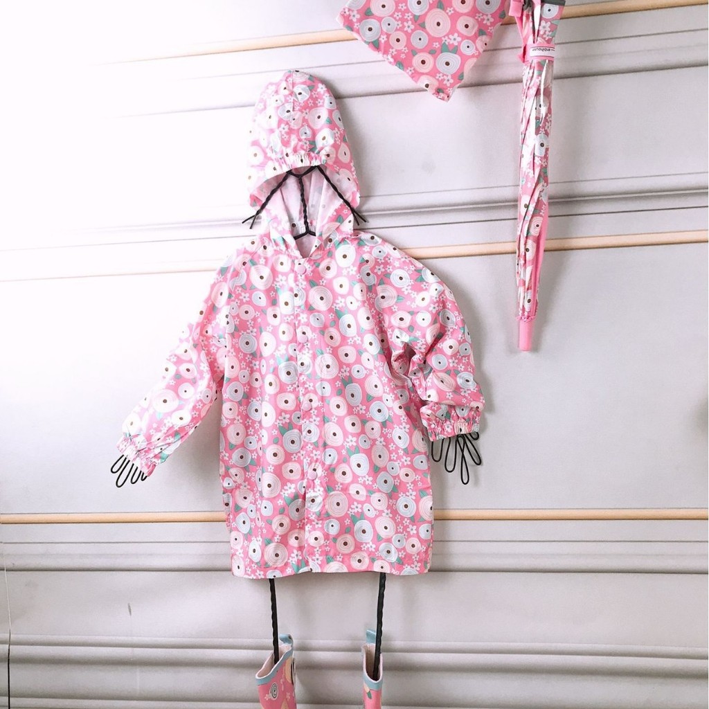 รองเท้าบูทกันฝนสำหรับเด็ก แบบ Korean Version Mid-Tube จาก enbihouse