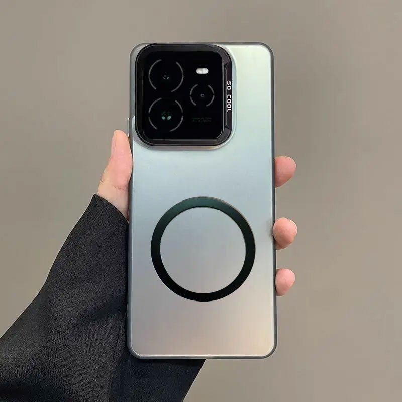 สําหรับ Realme GT 7T GT7 T Matte เคสโทรศัพท์แม่เหล็กไร้สายชาร์จ Hard PC สําหรับ Realme GT 7 Pro NEO 7 SE 7X