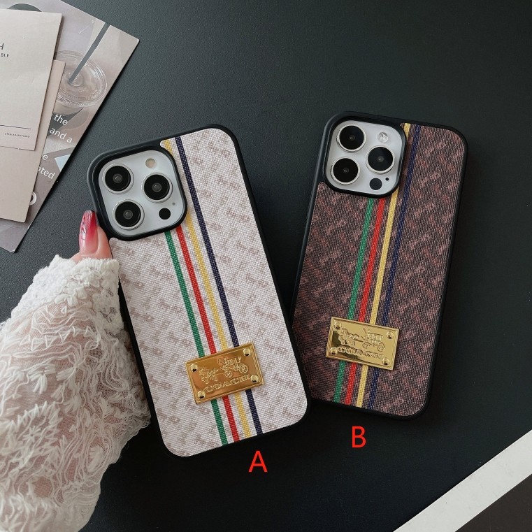 สําหรับ iphone16 promax case /15/14/PLUS/12/13PROMAX/ Coa carriage+logo 2-in-1 ch ในสต็อก /เคส iphon