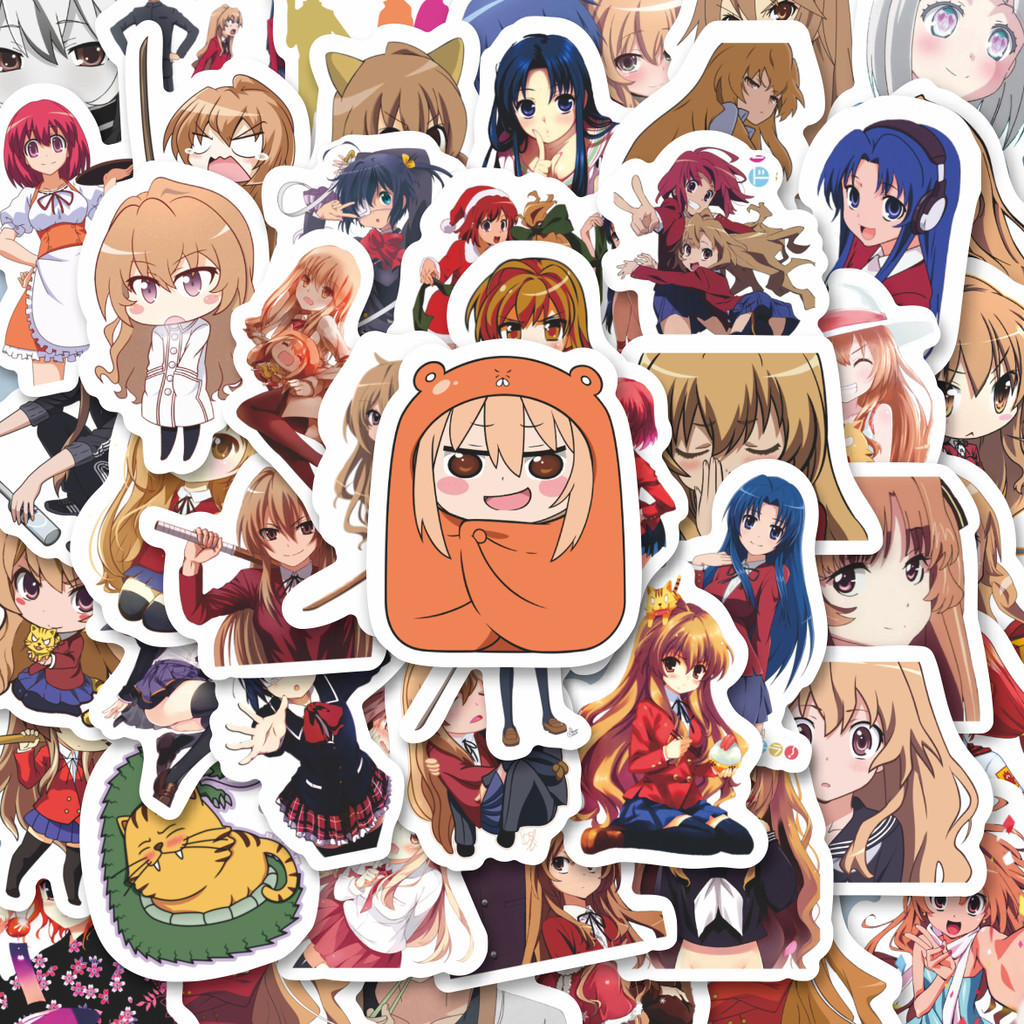 สติ๊กเกอร์อนิเมะ Toradora น่ารัก HP 100 ชิ้น! สติ๊กเกอร์ความงาม สติ๊กเกอร์กันน้ํา สติ๊กเกอร์กาว สติ๊