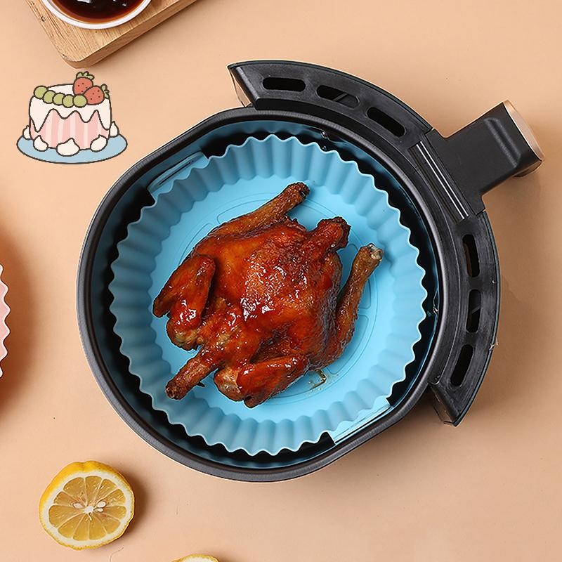 [Sep] 20/16CM Universal Silicone Air Fryer Mould Air Fryer Silicone Mat Baking Mat Silicone Baking M