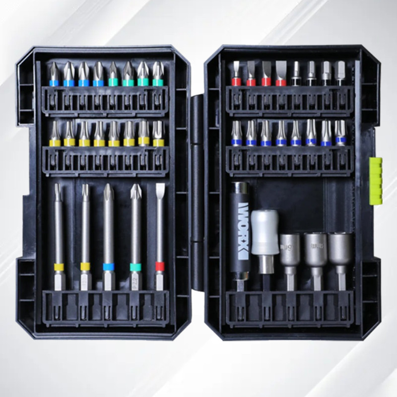 Worx ดอกสว่านชุด WA1149 42 ชิ้น Bits สําหรับ Worx WX240 WX242 WX252 เจาะชุดไขควงไฟฟ้า Hex ไขควง
