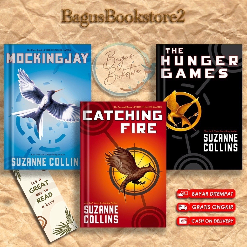 The Hunger Games, Catching Fire, Mockingjay (ซีรีส์ 3 เล่ม) - Suzanne Collins