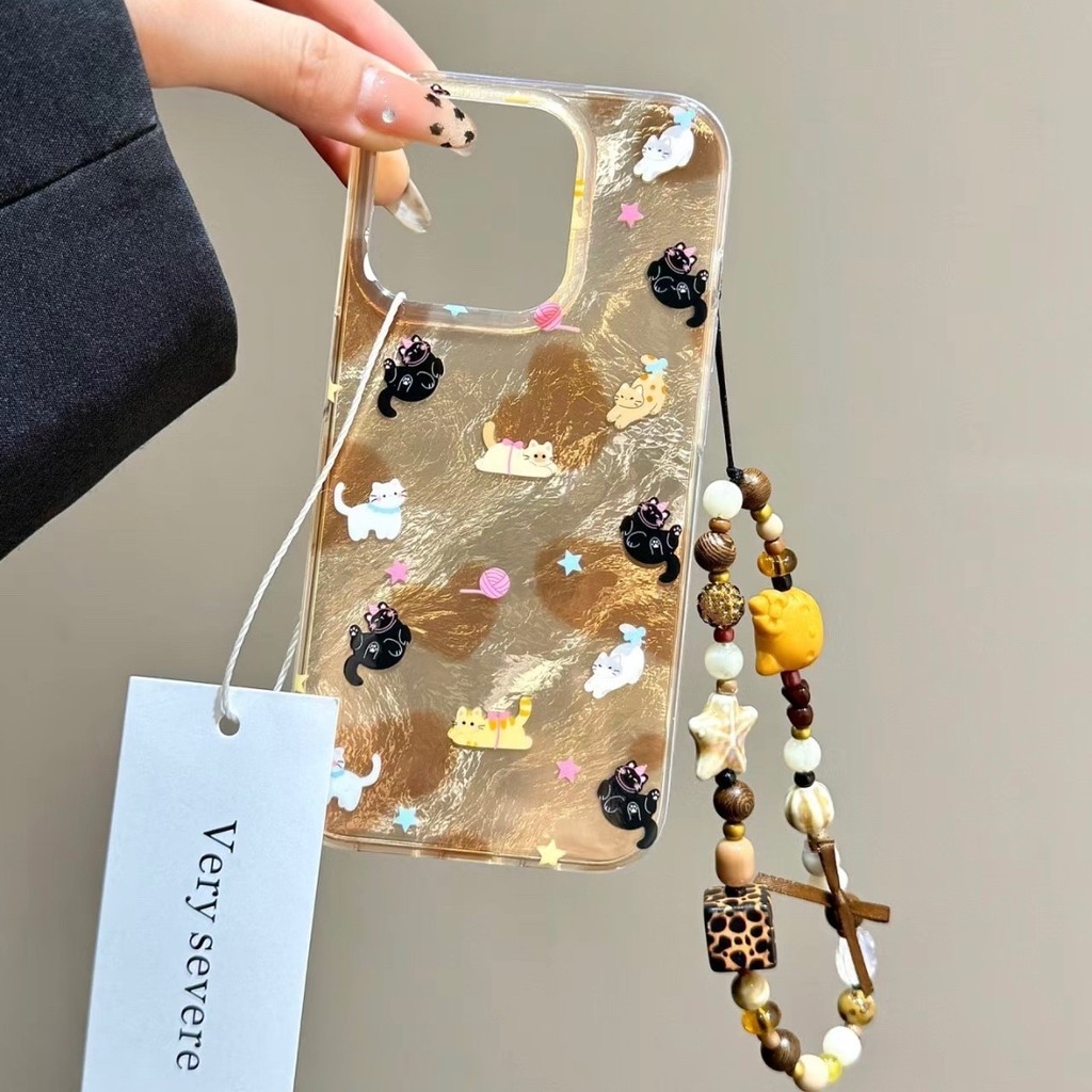 Ins Style Kitty Apple 16/15/14pro เคสโทรศัพท์ 13/12 Frosted 11/xr Soft Case 78p Girl xs