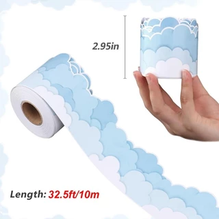 BUC Bulletin Board Border 32 8ft กระดานดําขอบ Trim สติ๊กเกอร์ติดผนังตกแต่งห้อง