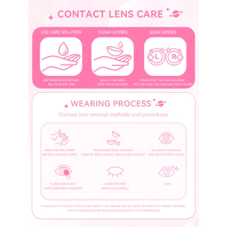 Starlens คอนแทคเลนส์ 1 คู่ คอนแทคเลนส์สีน้ําตาล/ดํา DIA14.2-14.5mm Soft Lens 6 เดือน บิ๊กอาย contact lens