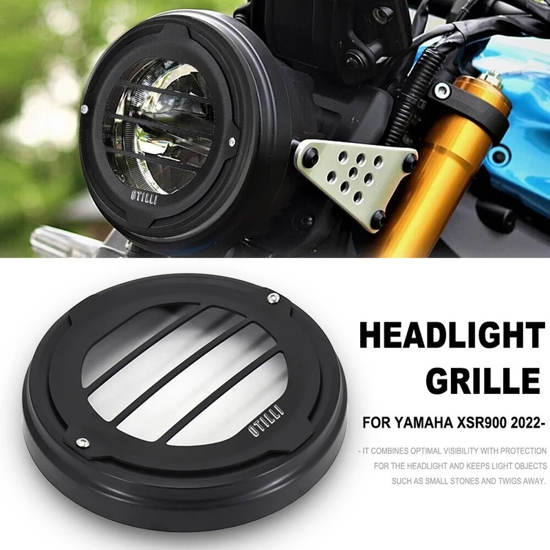 ไฟหน้ารถจักรยานยนต์ป้องกันย่างโคมไฟด้านหน้า LED สําหรับ Yamaha XSR 900 xsr900 xsr 900 XSR900 2022 20