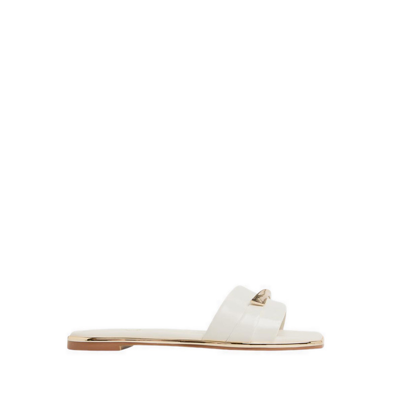 Aldo รุ่น Darlina รองเท้าแตะส้นแบน ผู้หญิง - สี White/Bone