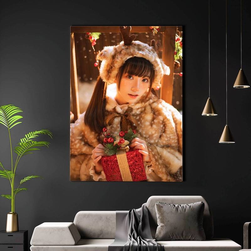 Desert Nomad คอสเพลย์ไม่มีกรอบ Sandy Wanderlust Wall Art โปสเตอร์ผ้าใบ