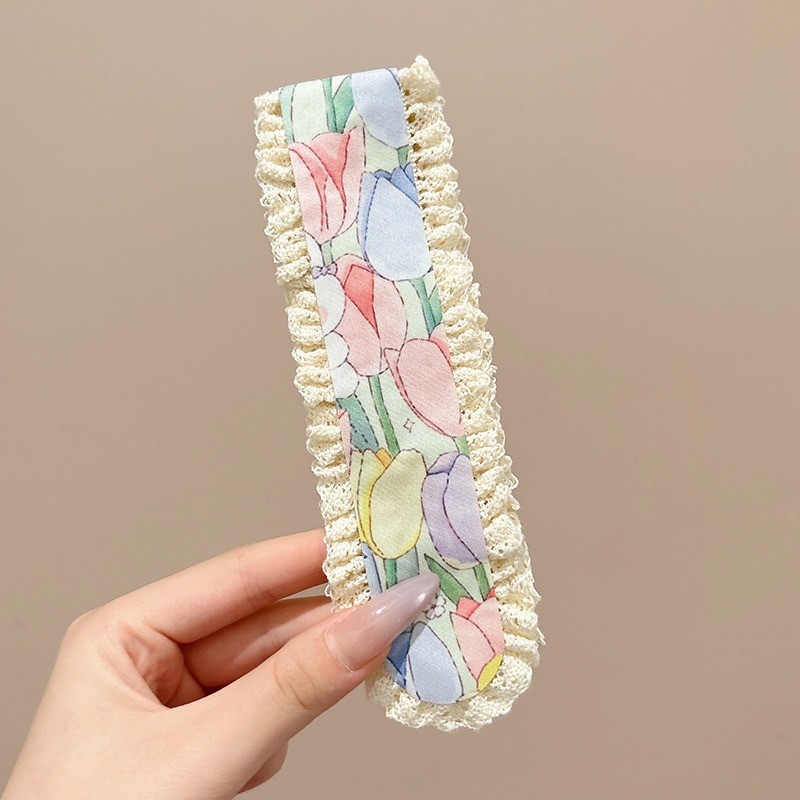 ที่คาดผมเวลโครลูกไม้สำหรับเด็กผู้หญิง พร้อมใช้งานได้หลากหลายโอกาส - รูปที่ 6