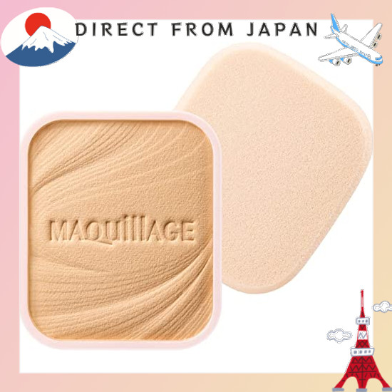 【From Japan】 Maquillage Dramatic Powdery EX Ochre 10 (Refill) 9.3g SPF25 / PA+++ | Foundation | Powd