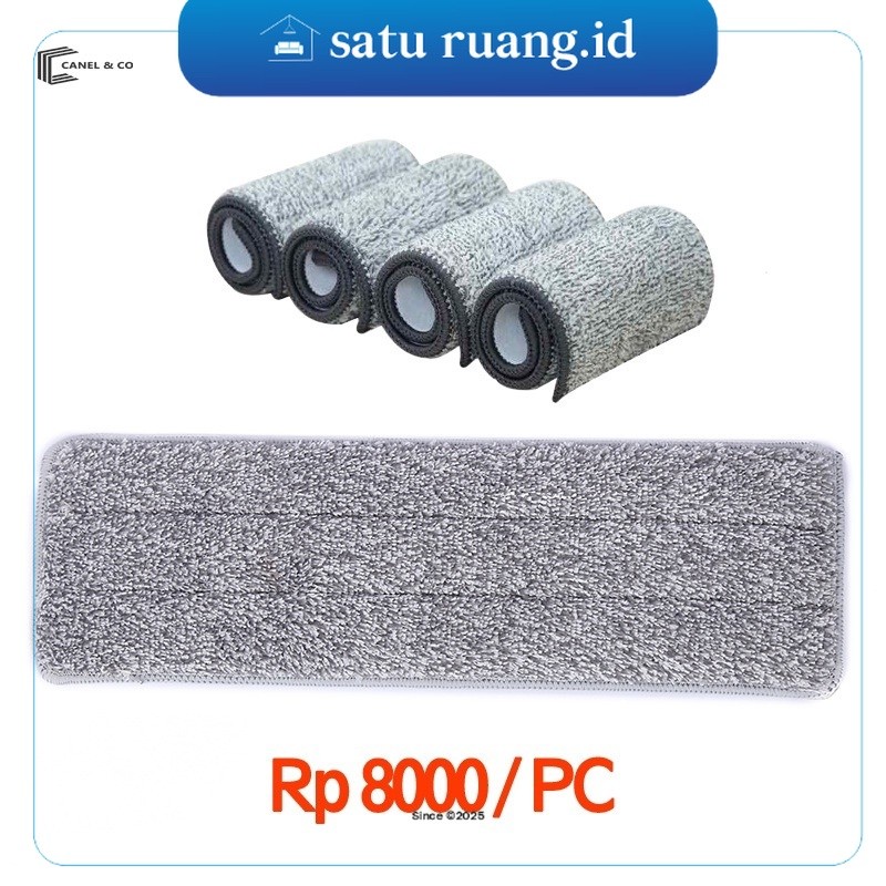 SatuRuang.Id - รีฟิลสําหรับไม้ถูพื้น/ผ้าถูพื้น LRT-01 ACC สําหรับผลิตภัณฑ์พร้อมถัง (CANEL & CO)