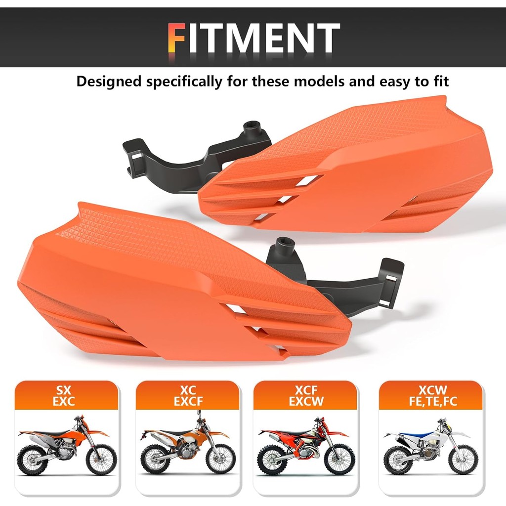 รถจักรยานยนต์ Handguards 7/8 "และ 1 1/8 "มือ Guard Universal สําหรับ EXC EXCF SX SXF SXS MXC MX XCW 