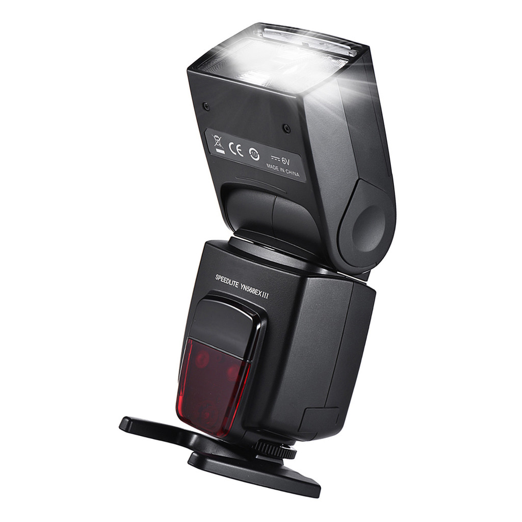 YN568EX III ไร้สาย TTL Master Slave แฟลช Speedlite GN58 1/8000s ซิงค์ความเร็วสูงรองรับ USB Firmware 