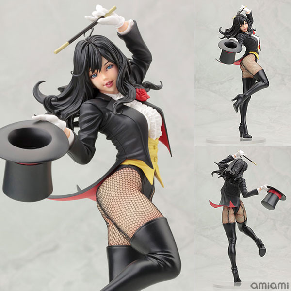ยี่ห้อใหม่ของแท้ Kotobukiya Kotobukiya DC COMICS สาวสวย Zatanna Zatanna 1/7 ยี่ห้อใหม่รูปสะสม