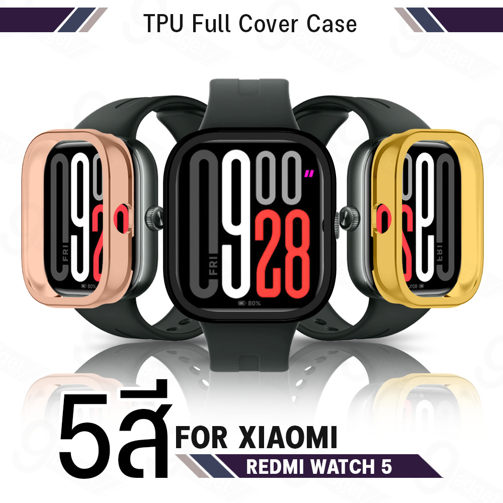 9Gadget - เคส Xiaomi Redmi Watch 5 เคสกันรอย สมาร์ทวอทช์ TPU เคสกันกระแทก กระจก สายชาร์จ - Case Cover Redmi Watch 5