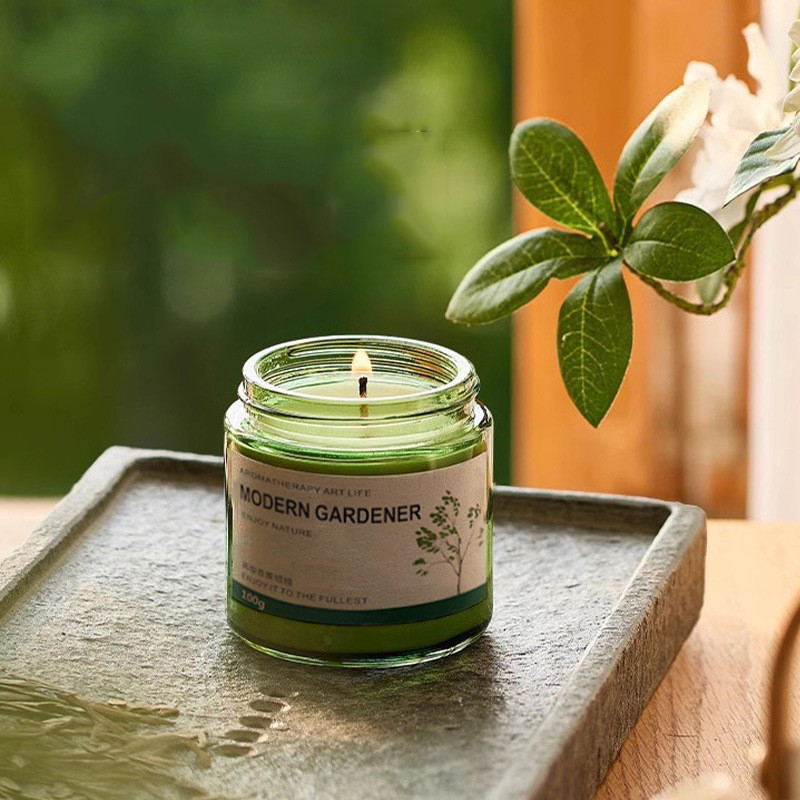 CEN 🕯️เทียนหอม🕯️เทียนหอมอโรม่า เทียนหอม เทียนแก้ว scented candle ​เทียนหอมสร้างบรรยากาศ กลิ่นหอม - รูปที่ 3