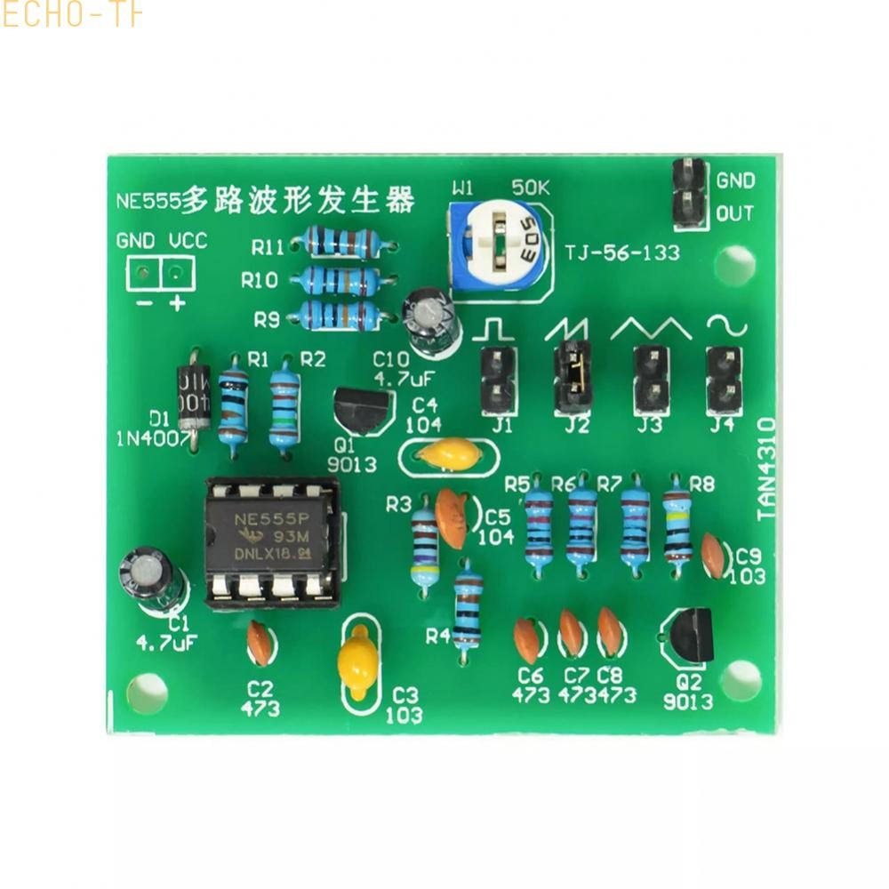 【ECHO】DIY Electronic Kit Compact PCB Board Complete Spare Parts Set Square Wave Output【Echo-baby】