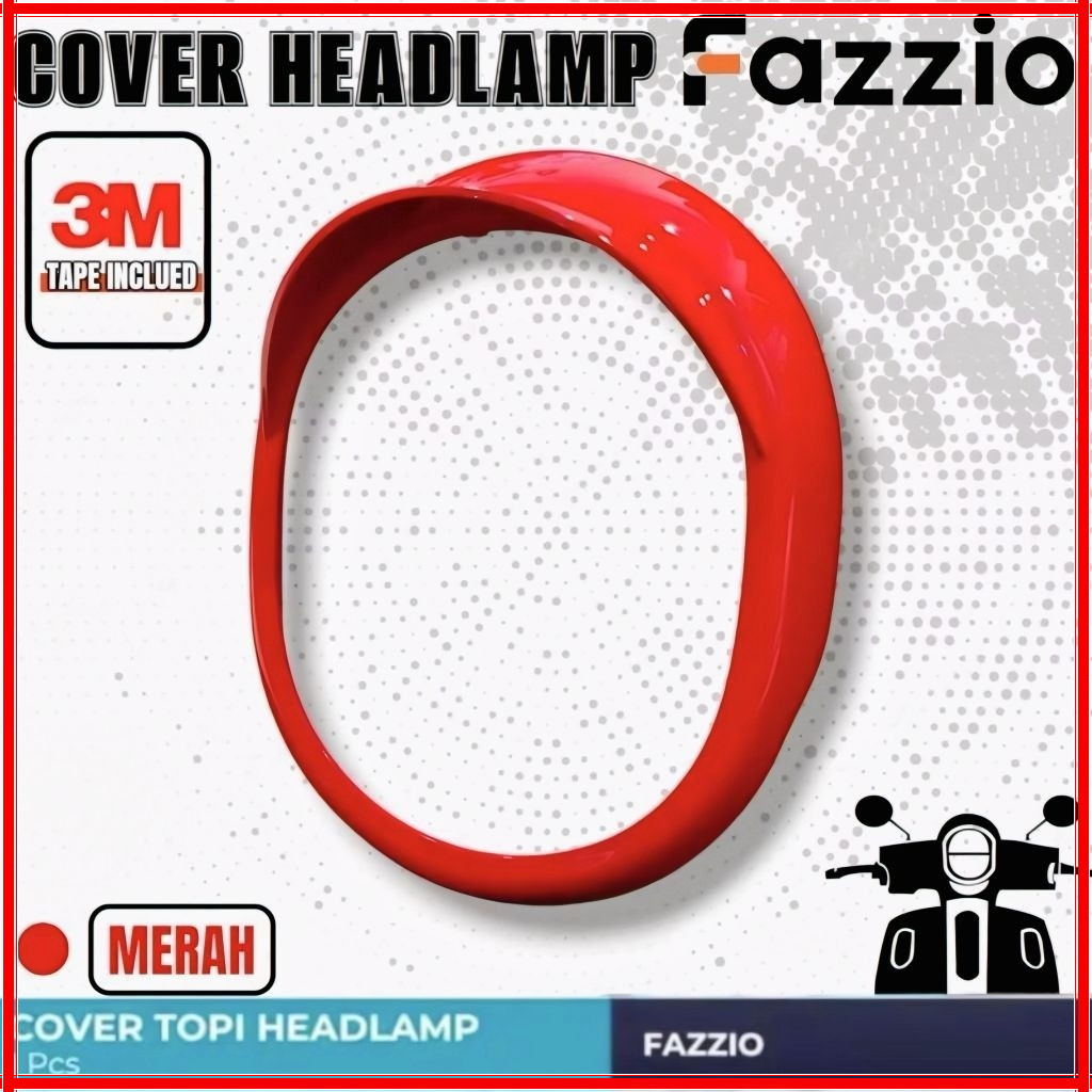 โคมไฟ Chrome สีดํา Visor fazzio fazzio new fazzio neo all new fazzio