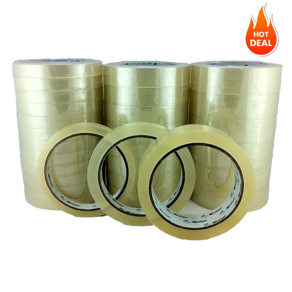 [ ยกแถว ] Wintape (วินเทป) เทปกาวใส เทปใส